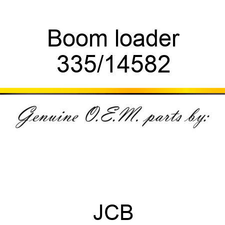 Boom, loader 335/14582