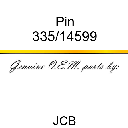 Pin 335/14599