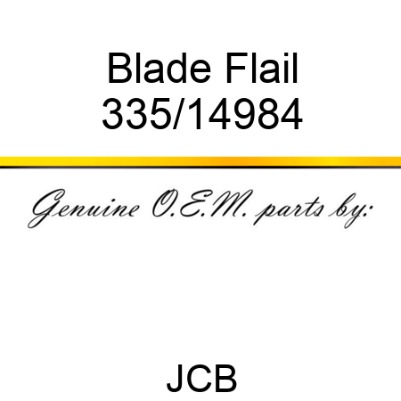 Blade, Flail 335/14984