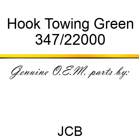 Hook, Towing Green 347/22000