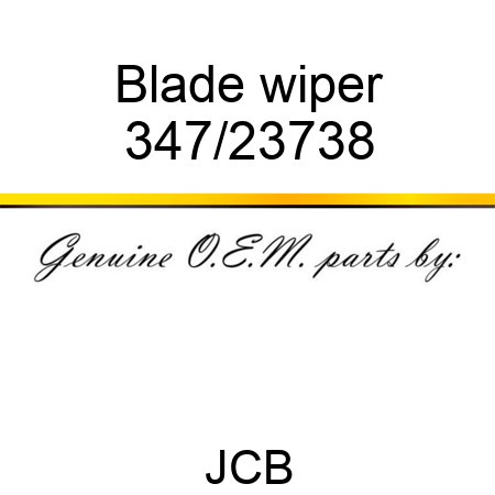 Blade, wiper 347/23738