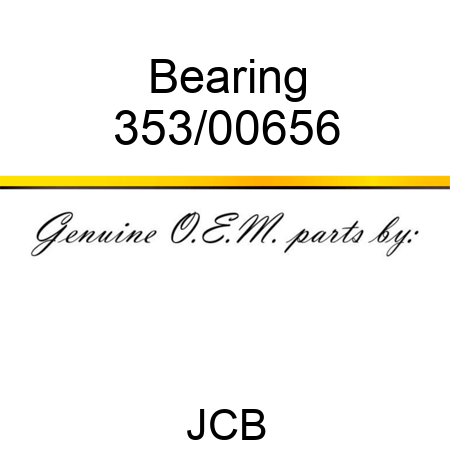 Bearing 353/00656