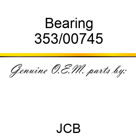Bearing 353/00745
