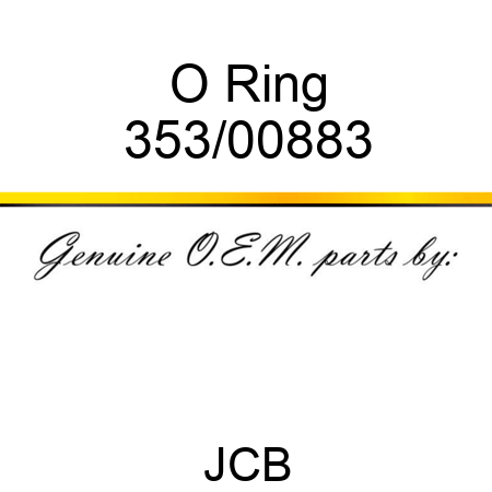 O Ring 353/00883
