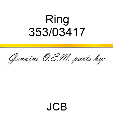 Ring 353/03417