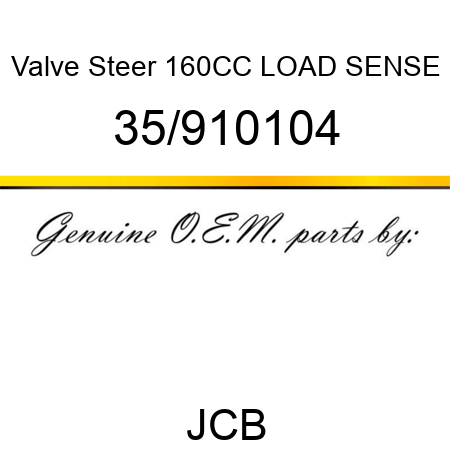 Valve, Steer, 160CC LOAD SENSE 35/910104