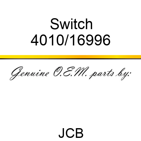 Switch 4010/16996