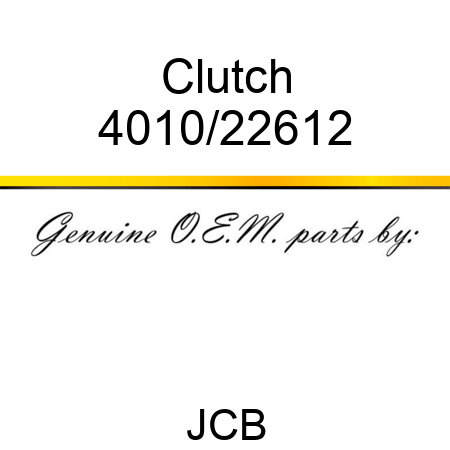 Clutch 4010/22612