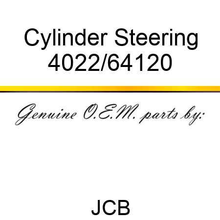 Cylinder, Steering 4022/64120