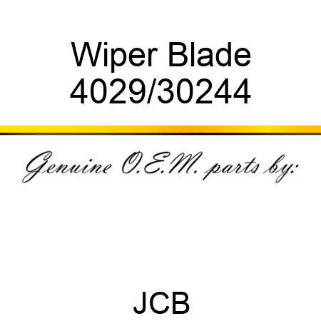 Wiper, Blade 4029/30244