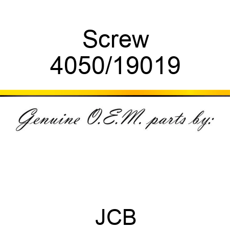 Screw 4050/19019