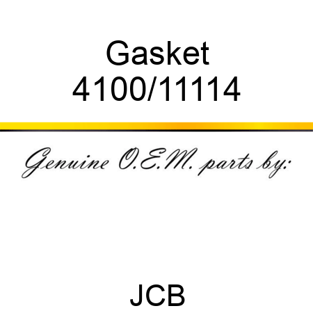 Gasket 4100/11114