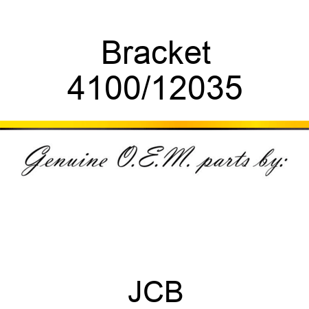 Bracket 4100/12035