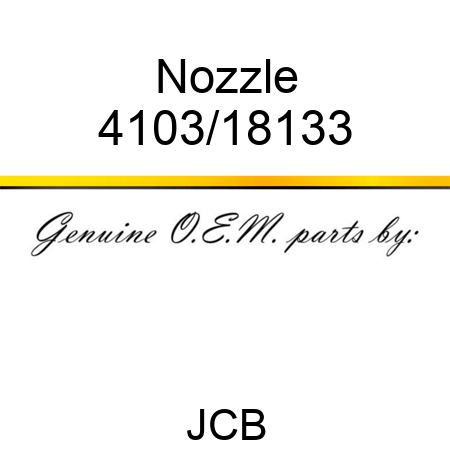 Nozzle 4103/18133