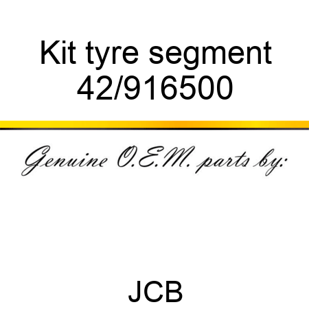 Kit, tyre segment 42/916500