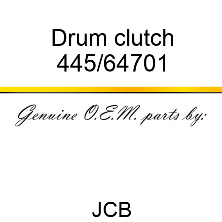 Drum, clutch 445/64701