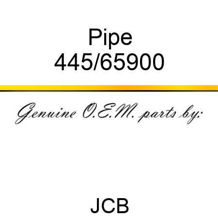 Pipe 445/65900