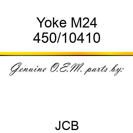 Yoke, M24 450/10410