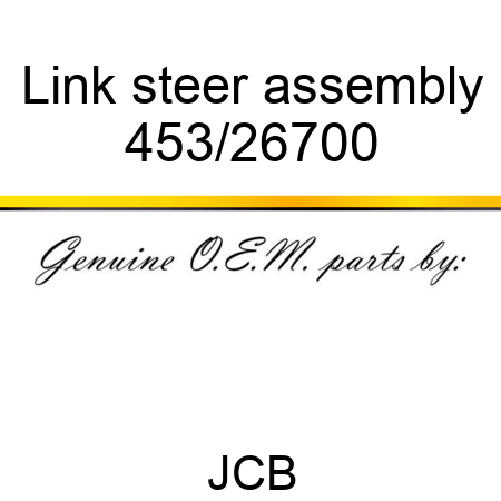 Link, steer, assembly 453/26700