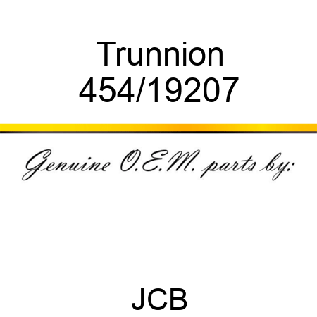 Trunnion 454/19207