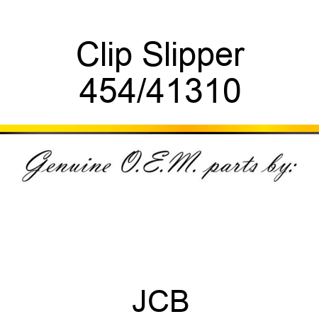 Clip, Slipper 454/41310