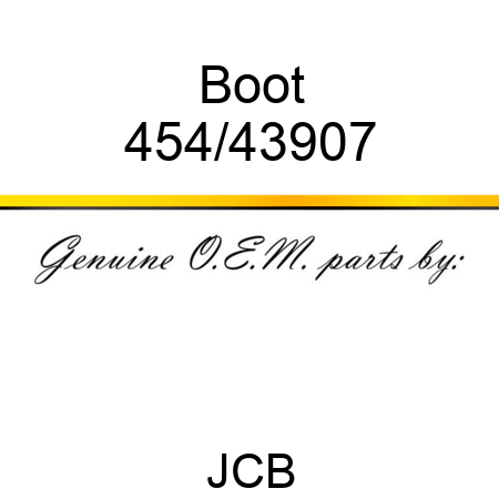 Boot 454/43907