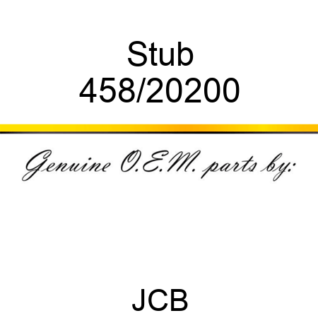 Stub 458/20200