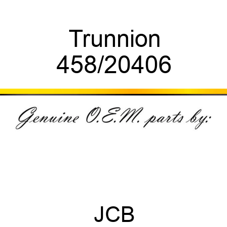 Trunnion 458/20406