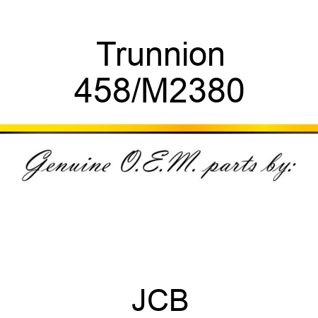Trunnion 458/M2380