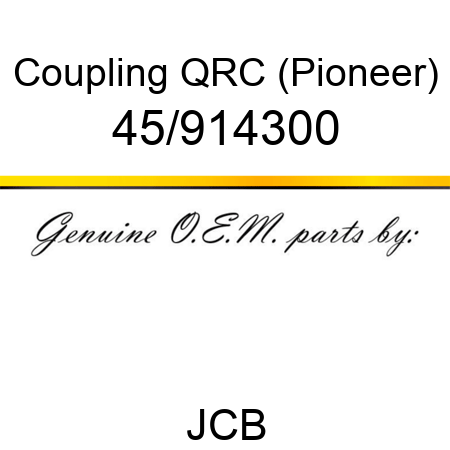 Coupling, QRC, (Pioneer) 45/914300