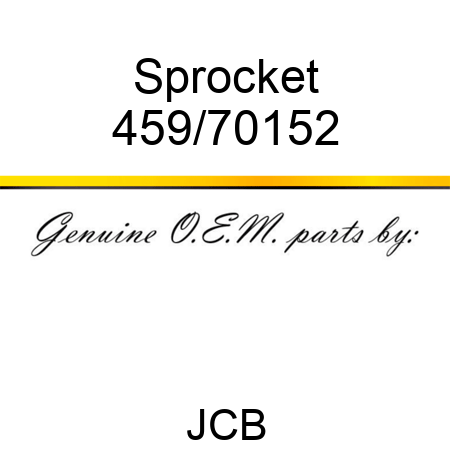 Sprocket 459/70152