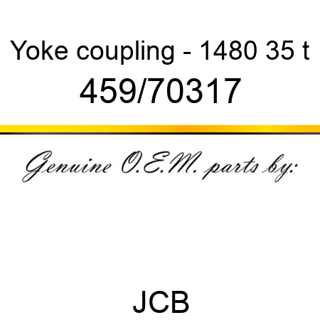 Yoke, coupling - 1480, 35 t 459/70317