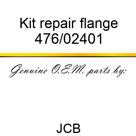 Kit, repair, flange 476/02401