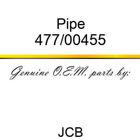 Pipe 477/00455