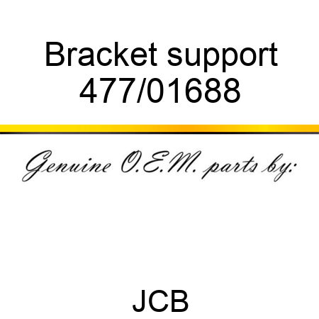 Bracket, support 477/01688
