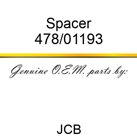 Spacer 478/01193