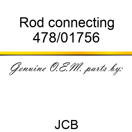 Rod, connecting 478/01756