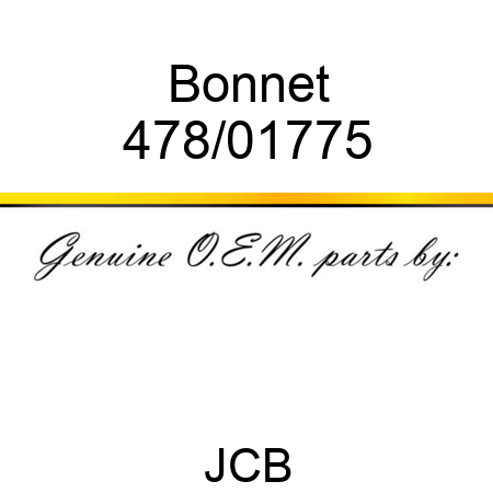 Bonnet 478/01775