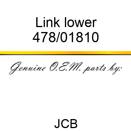 Link, lower 478/01810