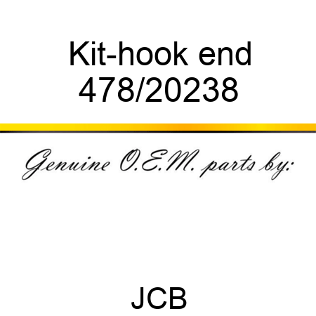 Kit-hook end 478/20238