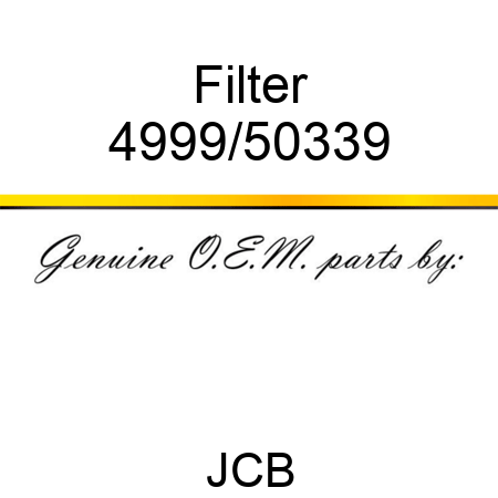 Filter 4999/50339