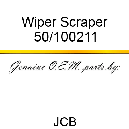 Wiper, Scraper 50/100211