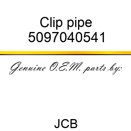 Clip, pipe 5097040541
