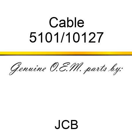 Cable 5101/10127