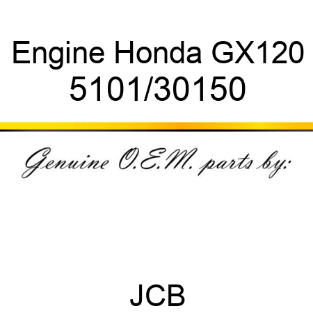 Engine, Honda GX120 5101/30150