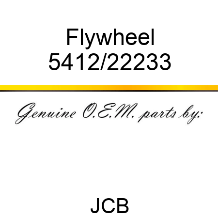 Flywheel 5412/22233