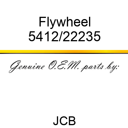 Flywheel 5412/22235