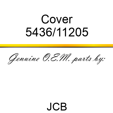Cover 5436/11205
