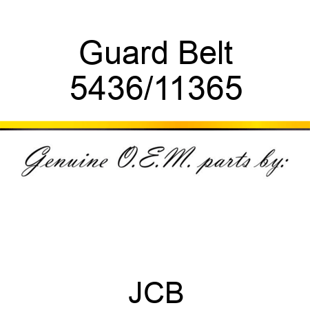 Guard, Belt 5436/11365