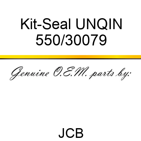 Kit-Seal, UNQIN 550/30079